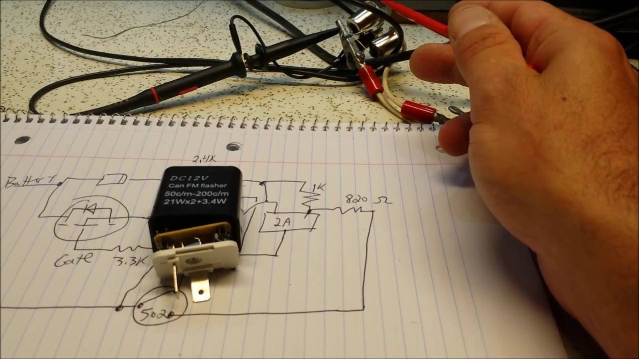 Teardown / Look Inside of a 12 volt Electronic Flasher unit for LED turn signals
