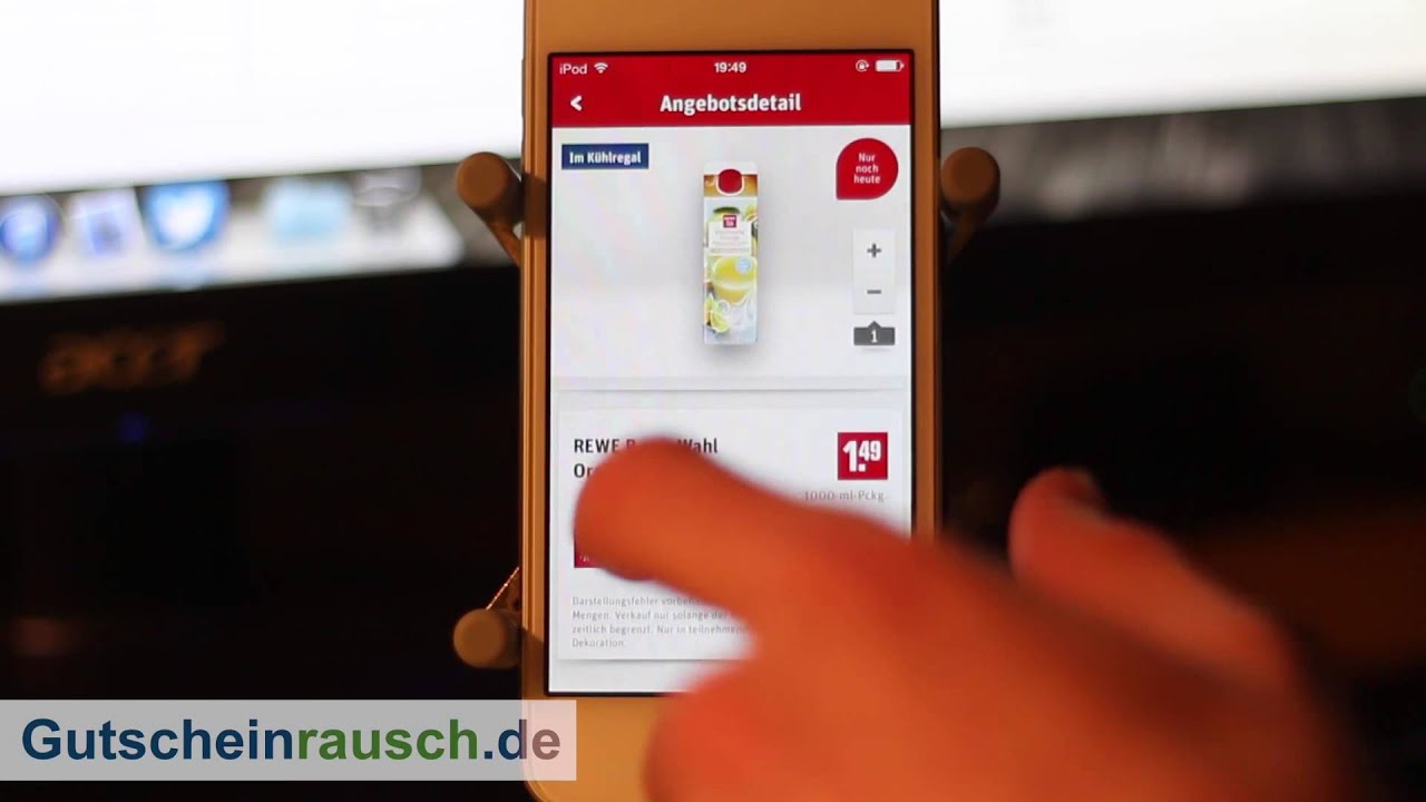 Rewe App im Test auf Gutscheinrausch.de