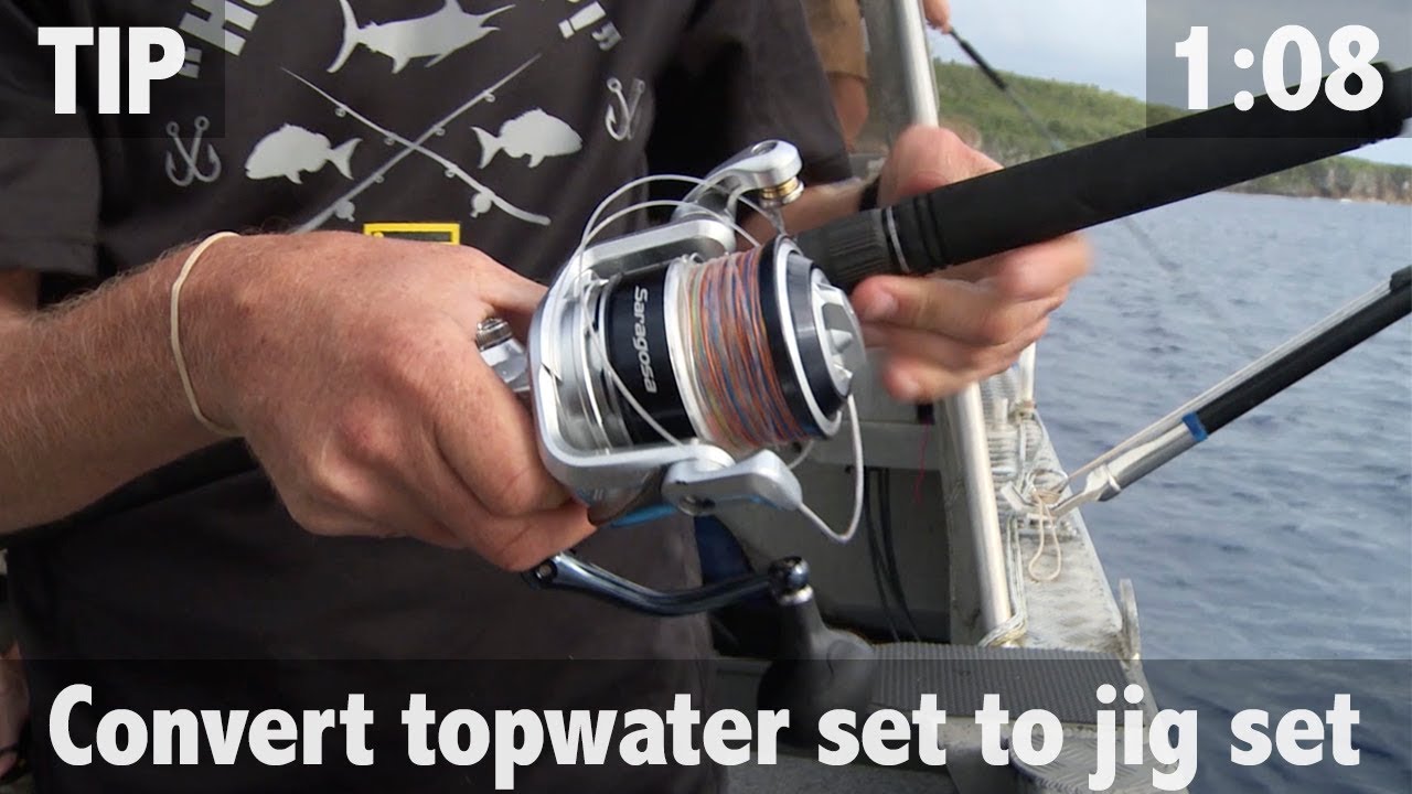 CONVERTING YOUR TOPWATER SET TO A JIG SET