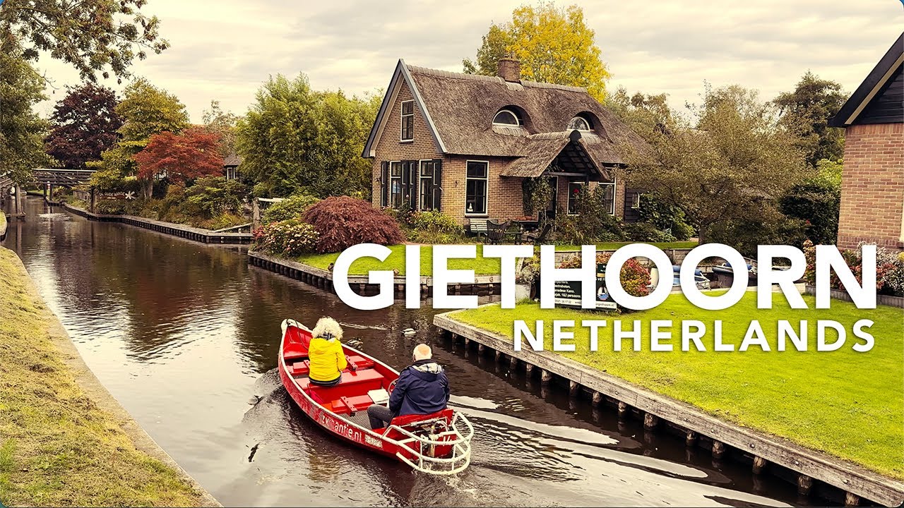 GIETHOORN Walking Tour 🇳🇱 | Fairytale Village | Netherlands Vlog 2025