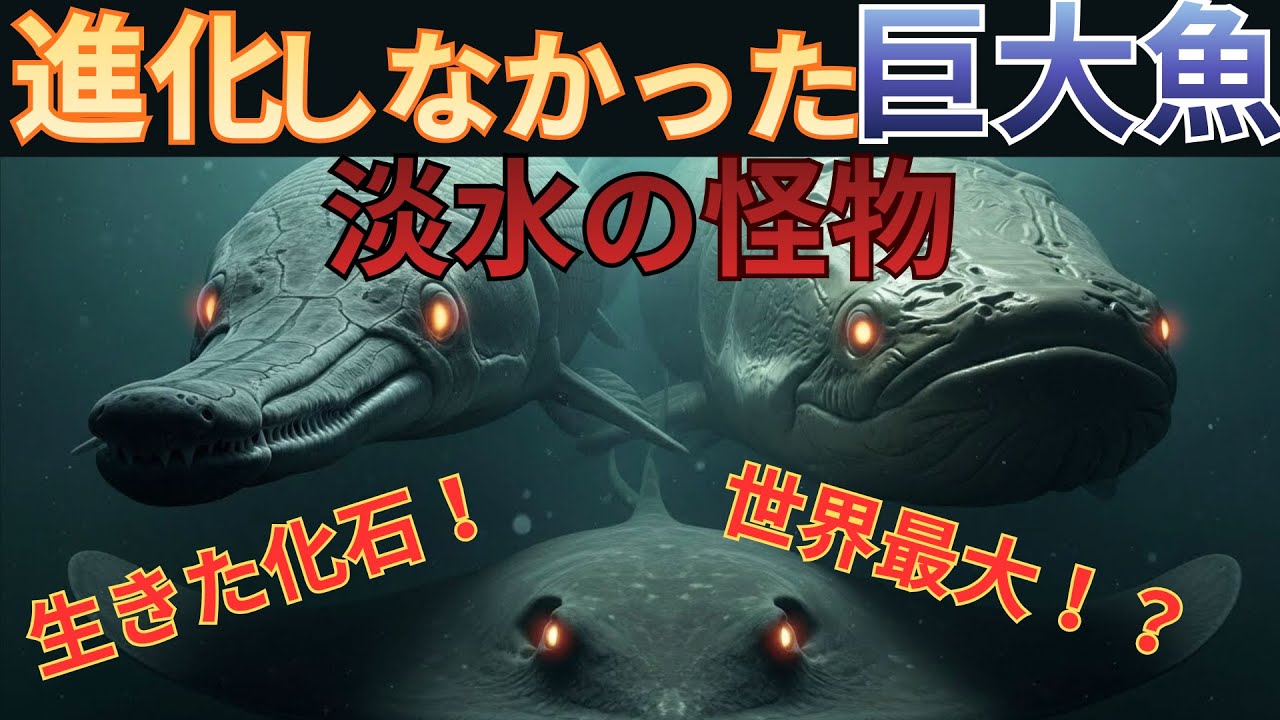 【巨大魚3選！】淡水に生きる世界最大クラスの古代魚たち【怪魚・太古】