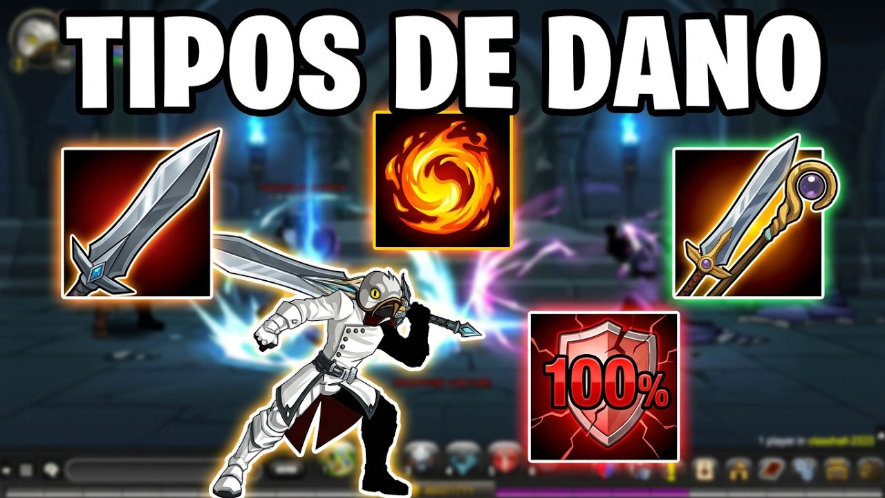 Conheça os tipos de dano do AQW! Físico, Mágico, Híbrido e Real!