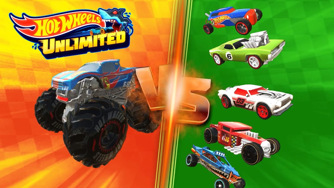 HOT WHEELS UNLIMITED 2 - RIP ROD, GUNKSTER, RACE ACE In My Tracks