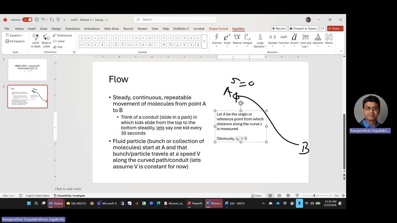 Fluid Mechanics course Lec07 - Fluid Dynamics part 1 of 4