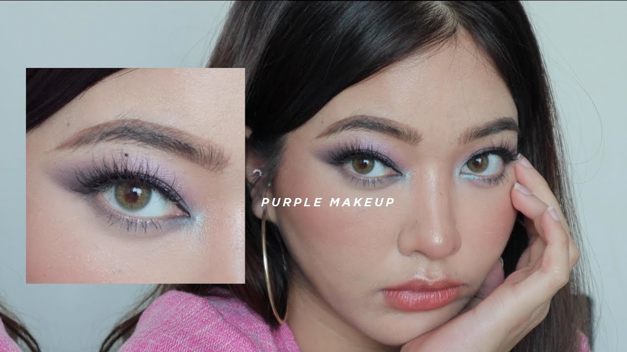SMOKEY EYE PURPLE MAKEUP 💜 | mildnitha