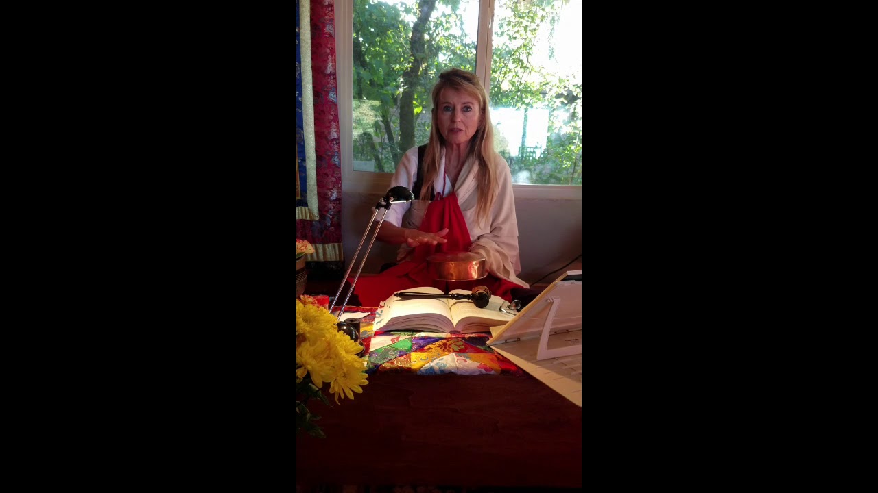 Mandala instructions with Sangye