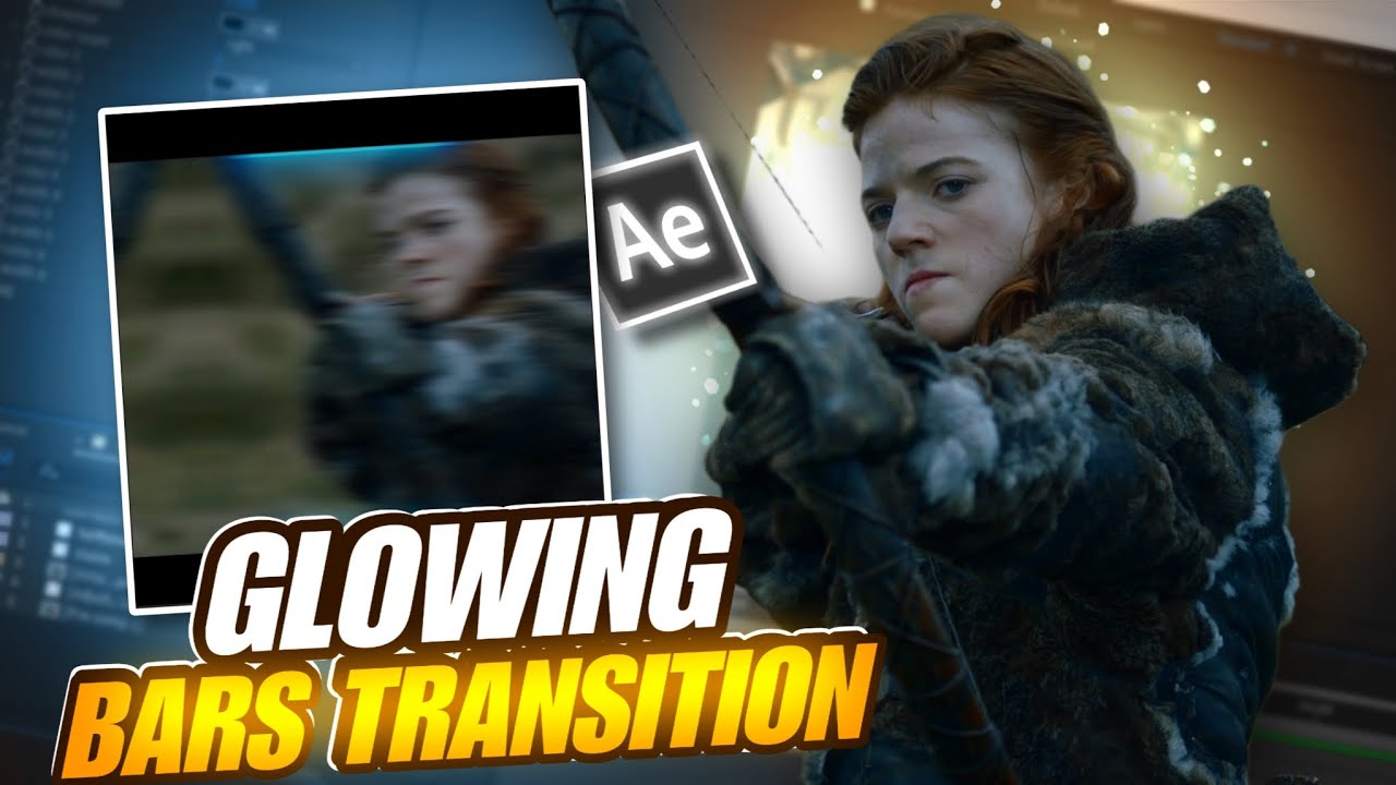 Glowing Bars Transition | After Effects Tutorial