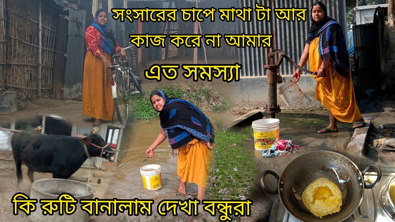 রাতের রান্না করার পরে আবারো রান্না করতে হল আমাকে জানিনা কত দিন এভাবে চলবে vlog ta কেমন লাগলো জানিও 😪