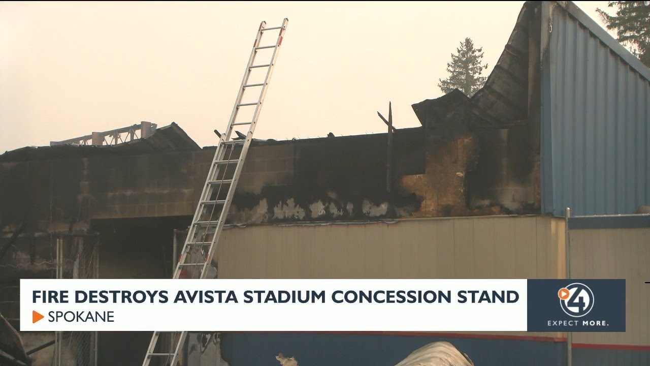 Fire destroys Avista Stadium concession stand