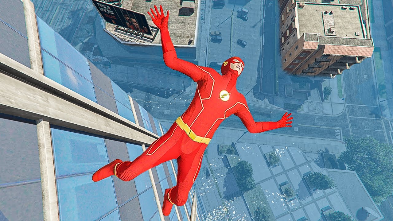 PLAYING as THE FLASH During Tsunami (GTA 5)