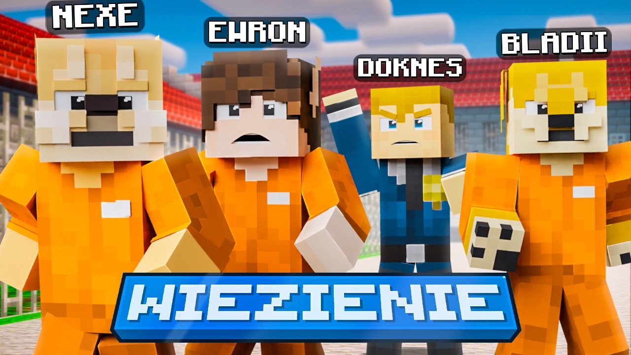 UCIEKAMY Z WIEZIĘNIA W MINECRAFT Z YOUTUBERAMI