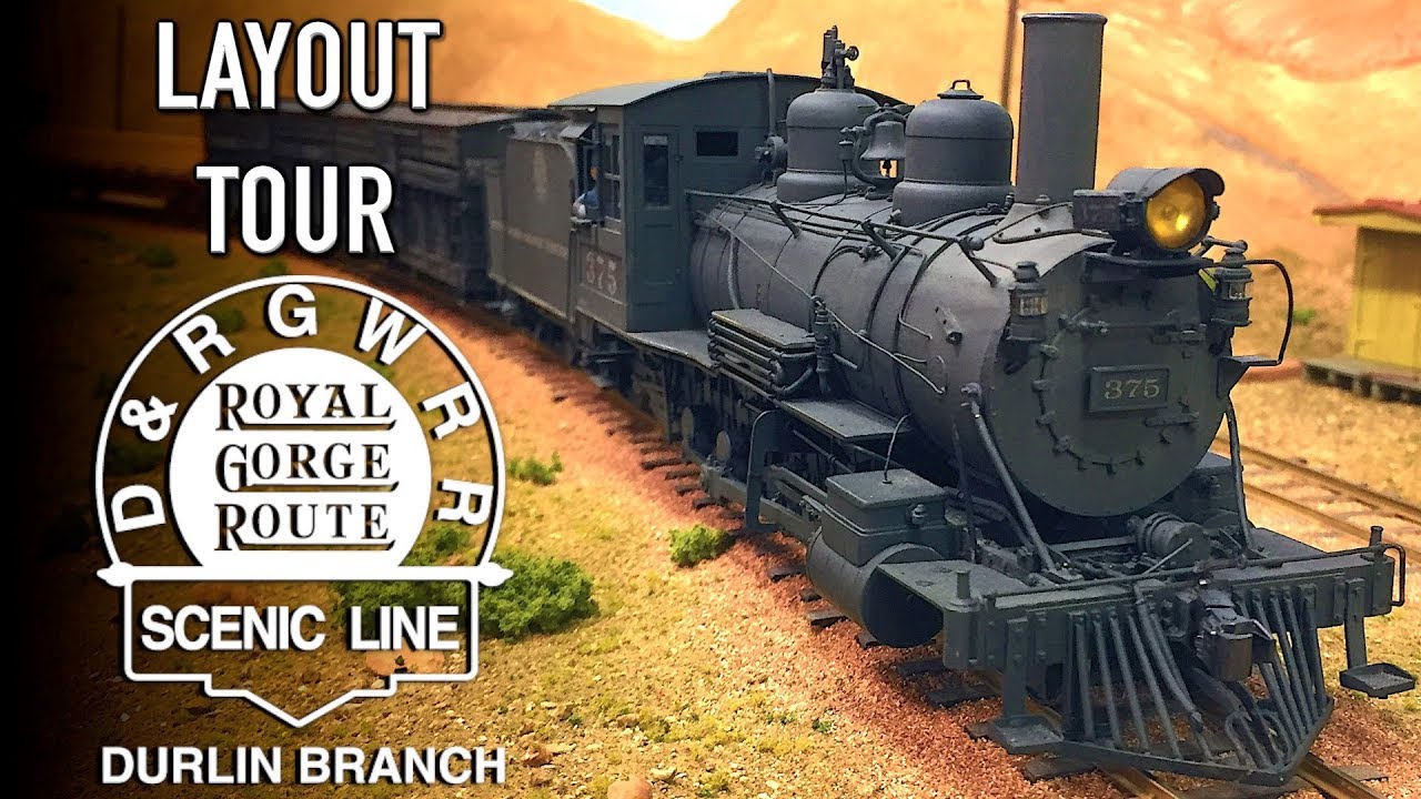 Denver & Rio Grande Western Durlin Branch Narrow Gauge O Scale Layout Tour with Dave Adams On3