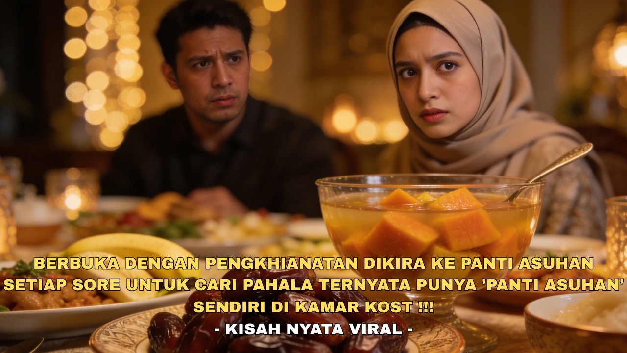 SUAMI BERBAGI TAKJIL DIPANTI ASUHAN SETIAP SORE TAPI TAK DISANGKA ITU HANYALAH KEDOK YNG TERNYATA...