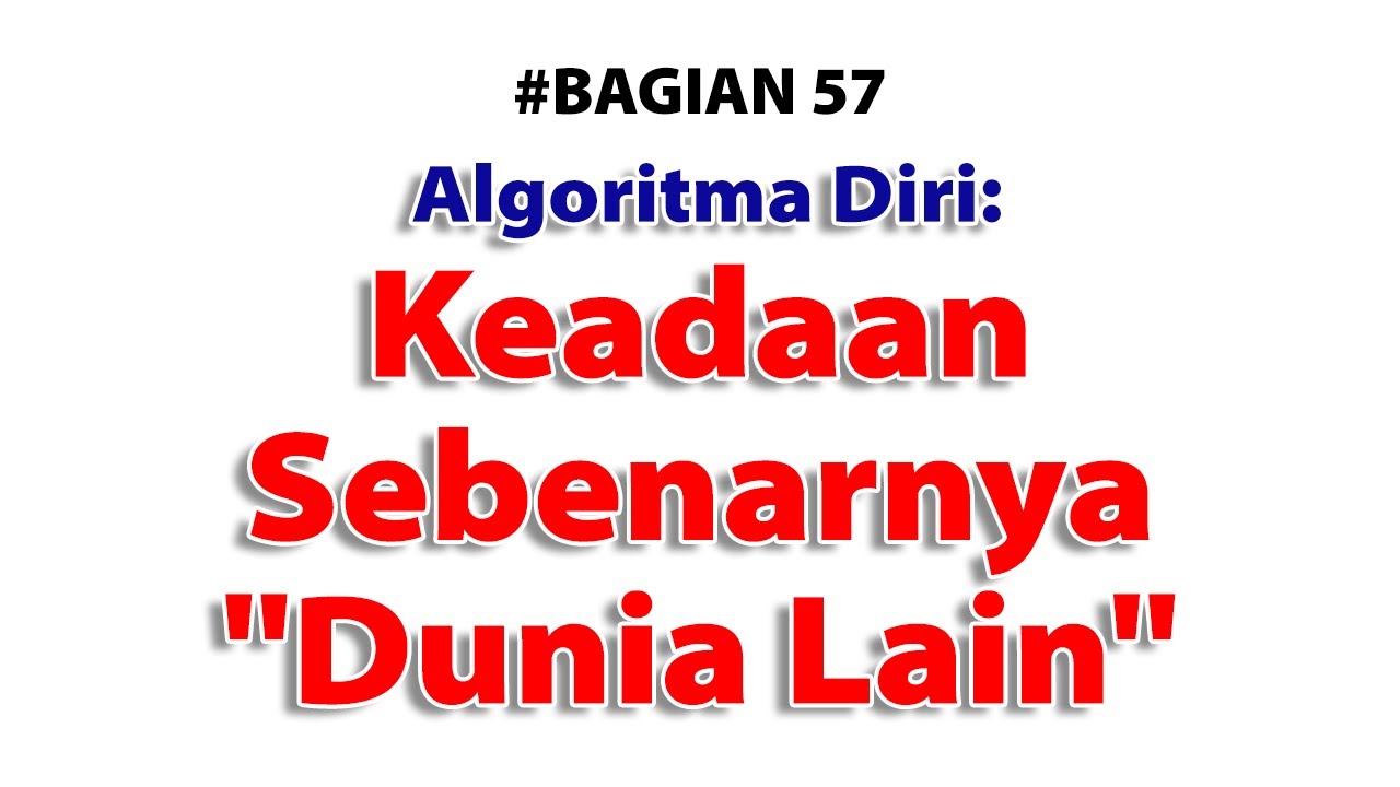 Diri Seperti Apa Yang Sedang Kita Bentuk Hari Ini?