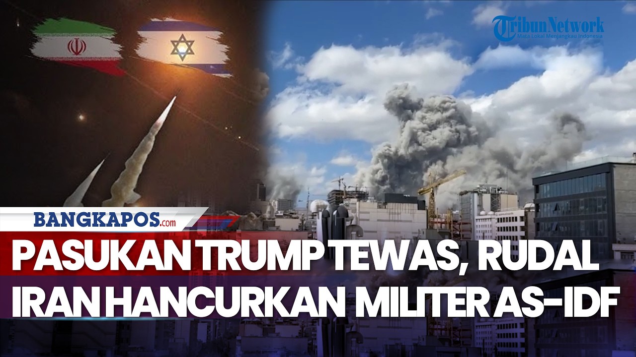 Pasukan Trump Tewas, 700 Rudal Balistik Iran Hancurkan 500 Titik Militer AS-IDF dalam 48 Jam