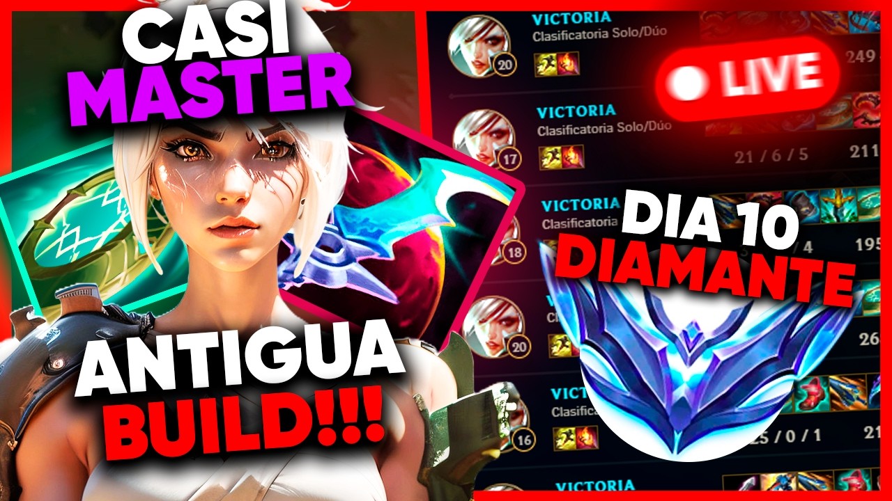 🔥‼️CHALLENGER RIVEN, RUN DESDE HIERRO 4 a CHALLENGER: DÍA 10 DIAMANTE II ‼️🔥