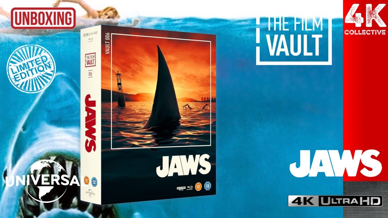 The Film Vault 006 - Jaws 4k UltraHD Blu-ray Premium Edition Unboxing