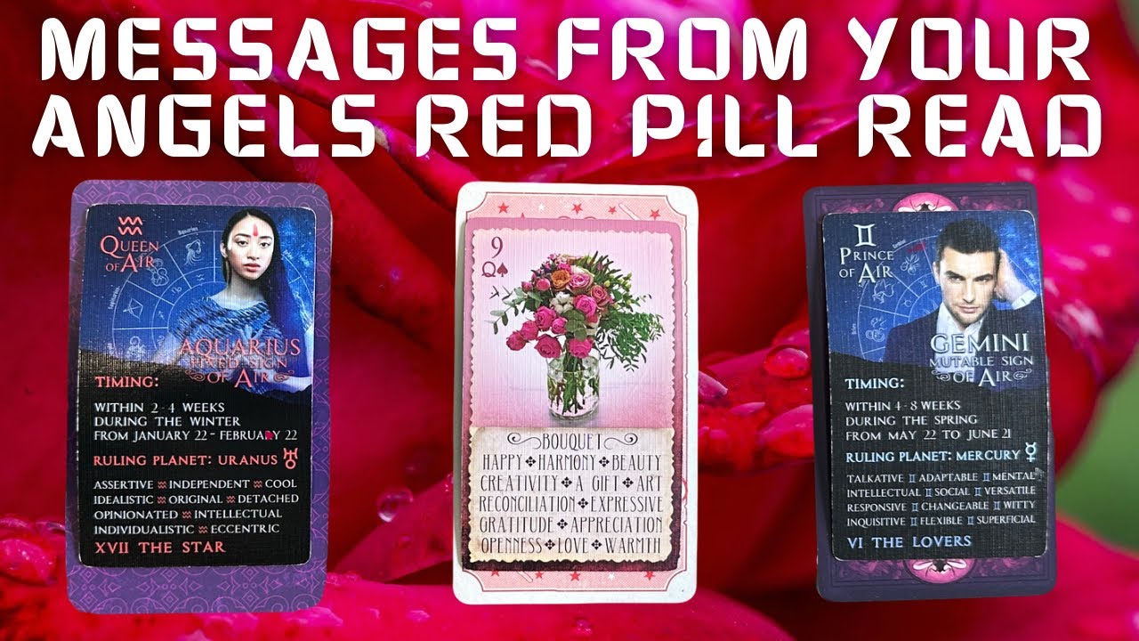 Messages From Your Angels Red Pill In-Depth Reading 💊Pick A Card🪼