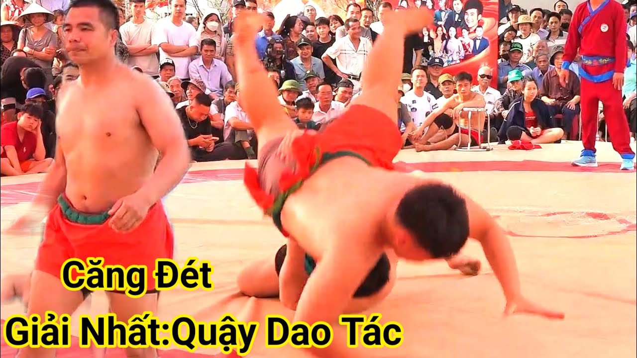 Vật cổ truyền đầu xuân - giải nhất QUYẾT TỬ  những trận đấu hay nhất hội làng QUẬY HÀ VỸ kỳ 2