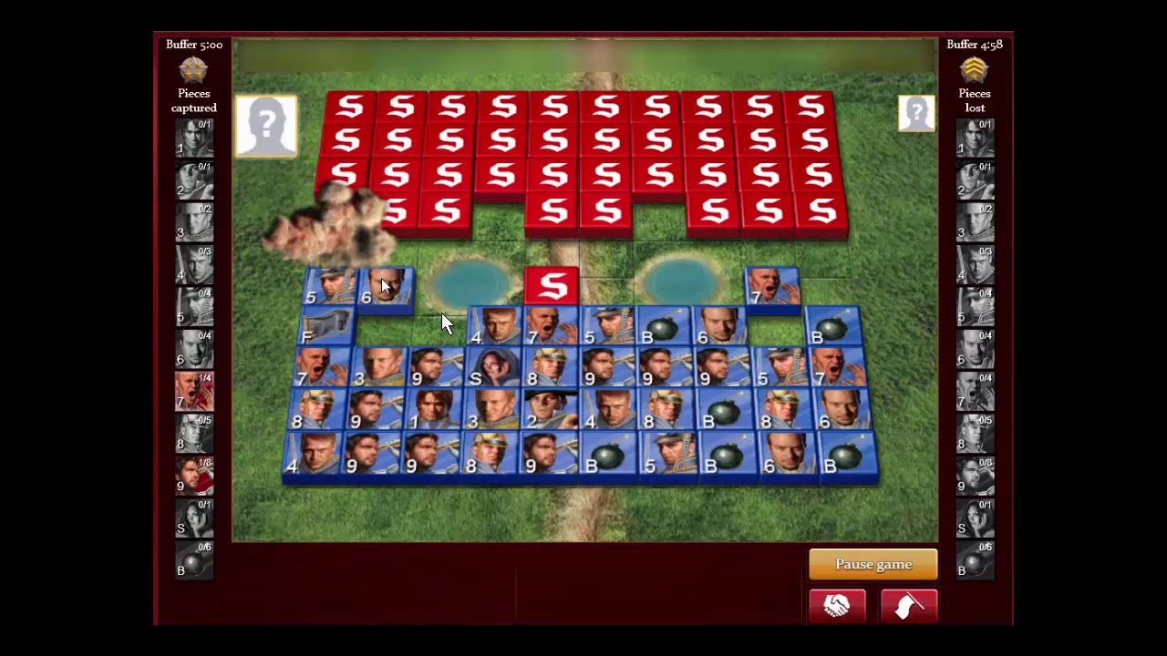 Stratego Tips on How to Win with Flag on Top Row