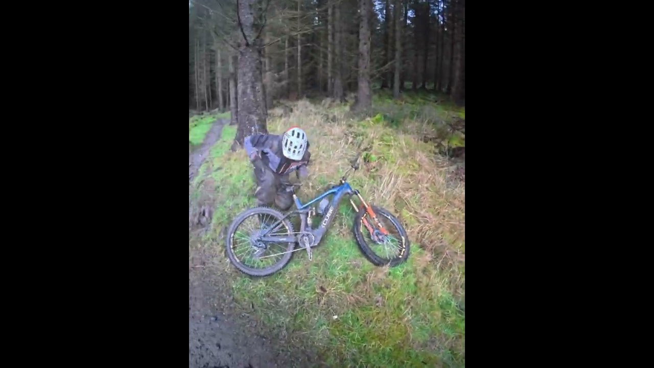 Mushroom pie glentress with a couple falls from kev