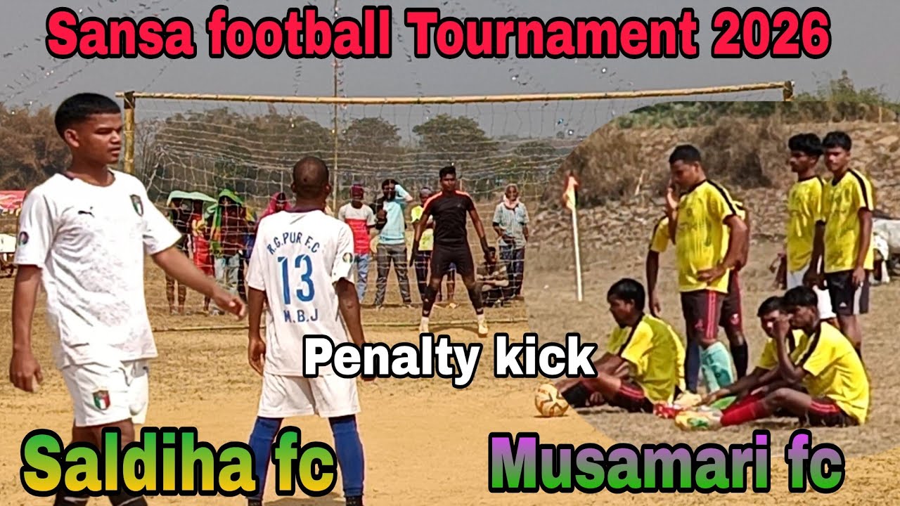 MUSAMARI FC 🆚 SALDIHA FC Penalty kick 1st ground Sansa football tournament 2026
