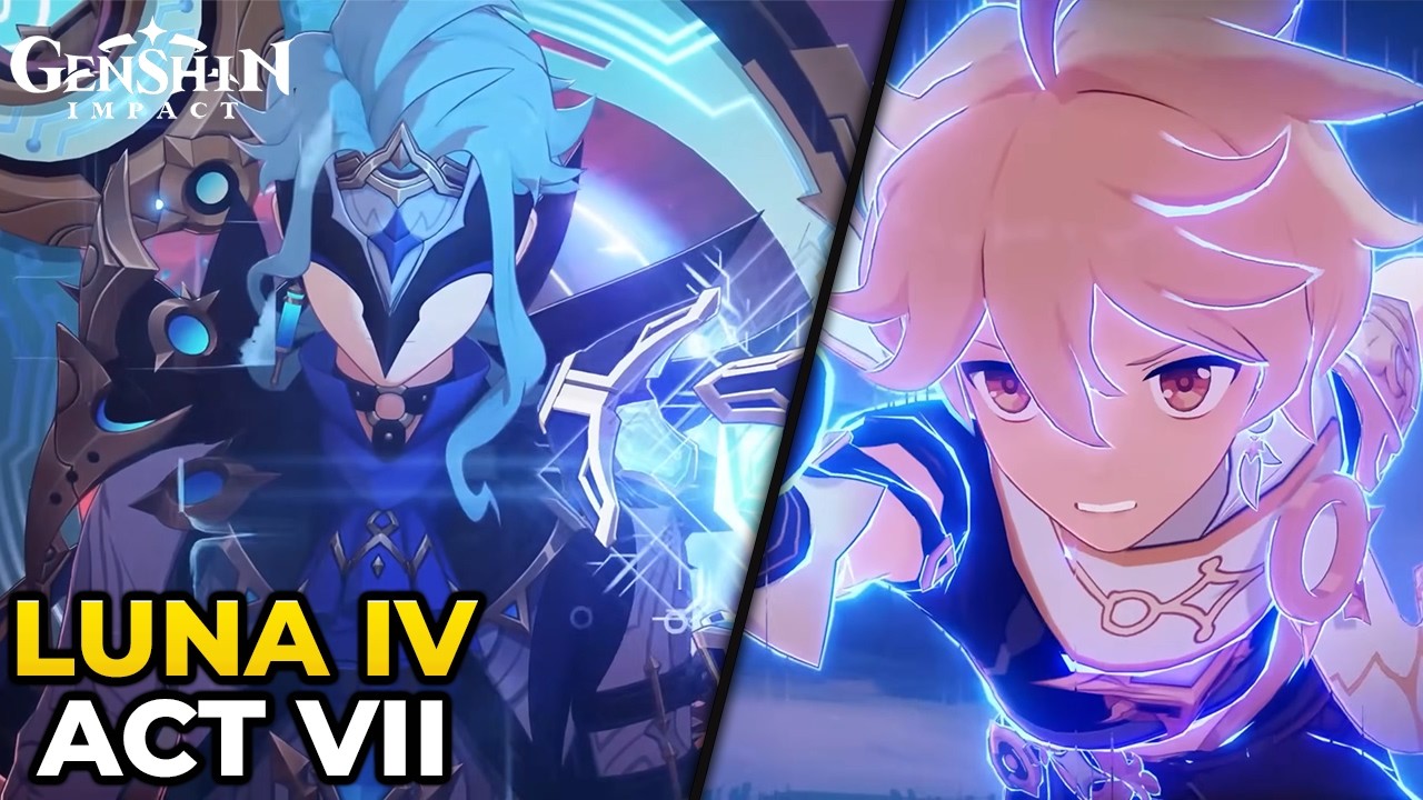 My NEW Favorite Archon Quest! | Genshin Impact Nod Krai Luna IV Act 7 Archon Quest FULL REACTION