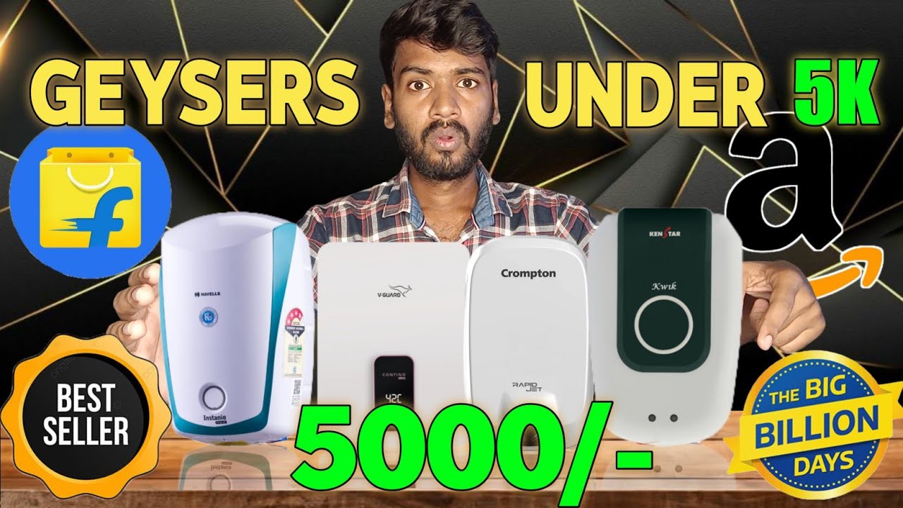 Best Geyser in 2025 🔥 Top 5 cheapest water heater in India | Top 5 geyser