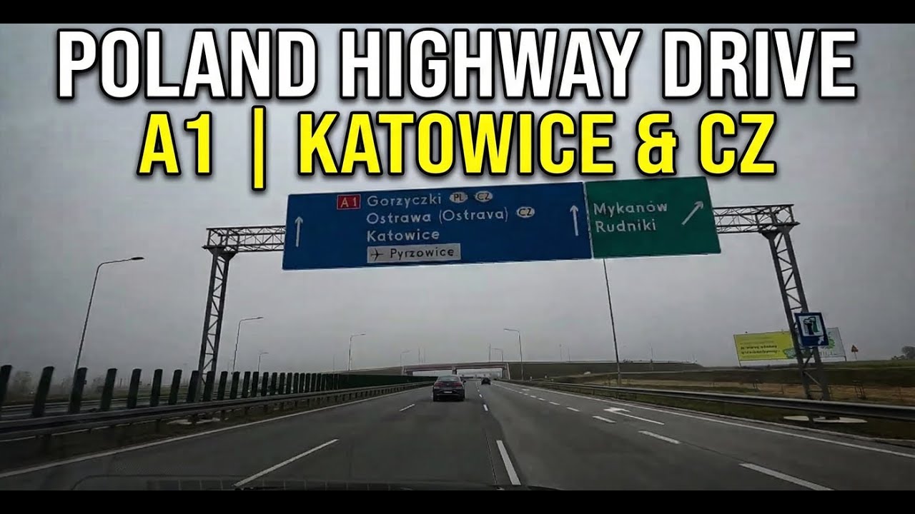 Driving through Rain & Fog 🌧️ Warsaw to Vienna Drive (Part 2)
