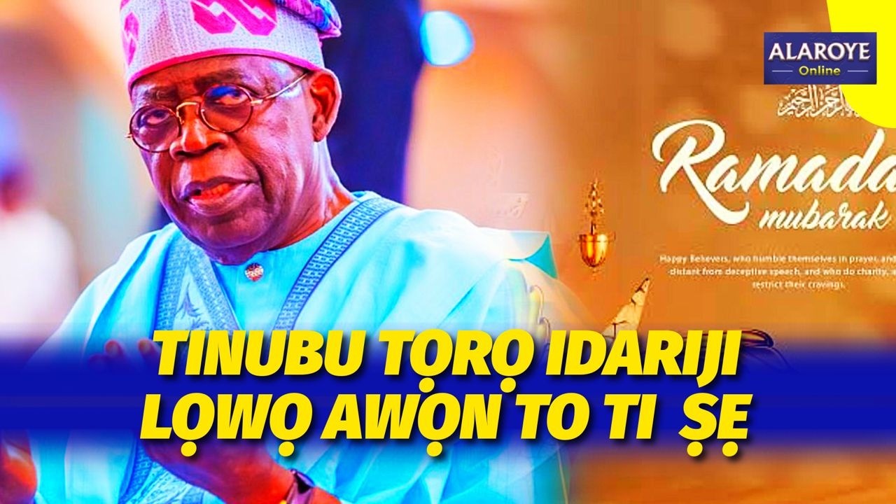 GBOGBO ẸNI TI MO BA ṢẸ KO FORI JI MI O, TINUBU BẸBẸ