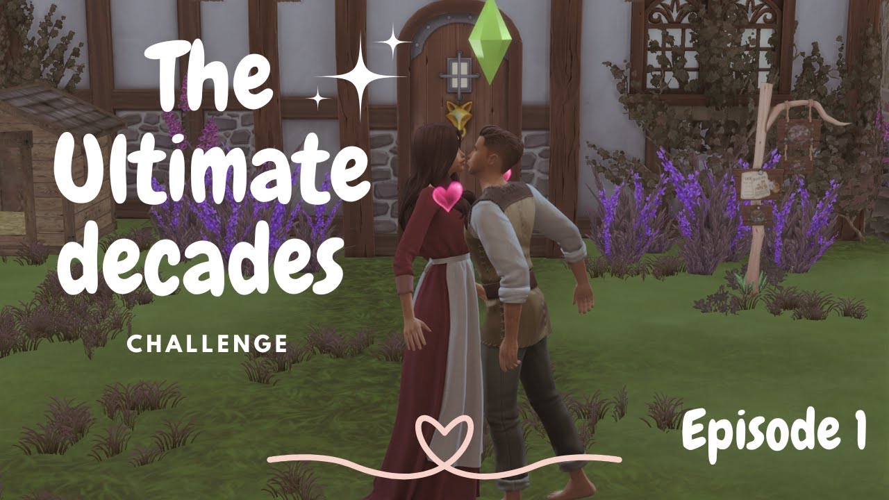 Ultimate Decades Challenge (Era 1300s) | Sims 4 | Episode 1 | Setting up my first farm!