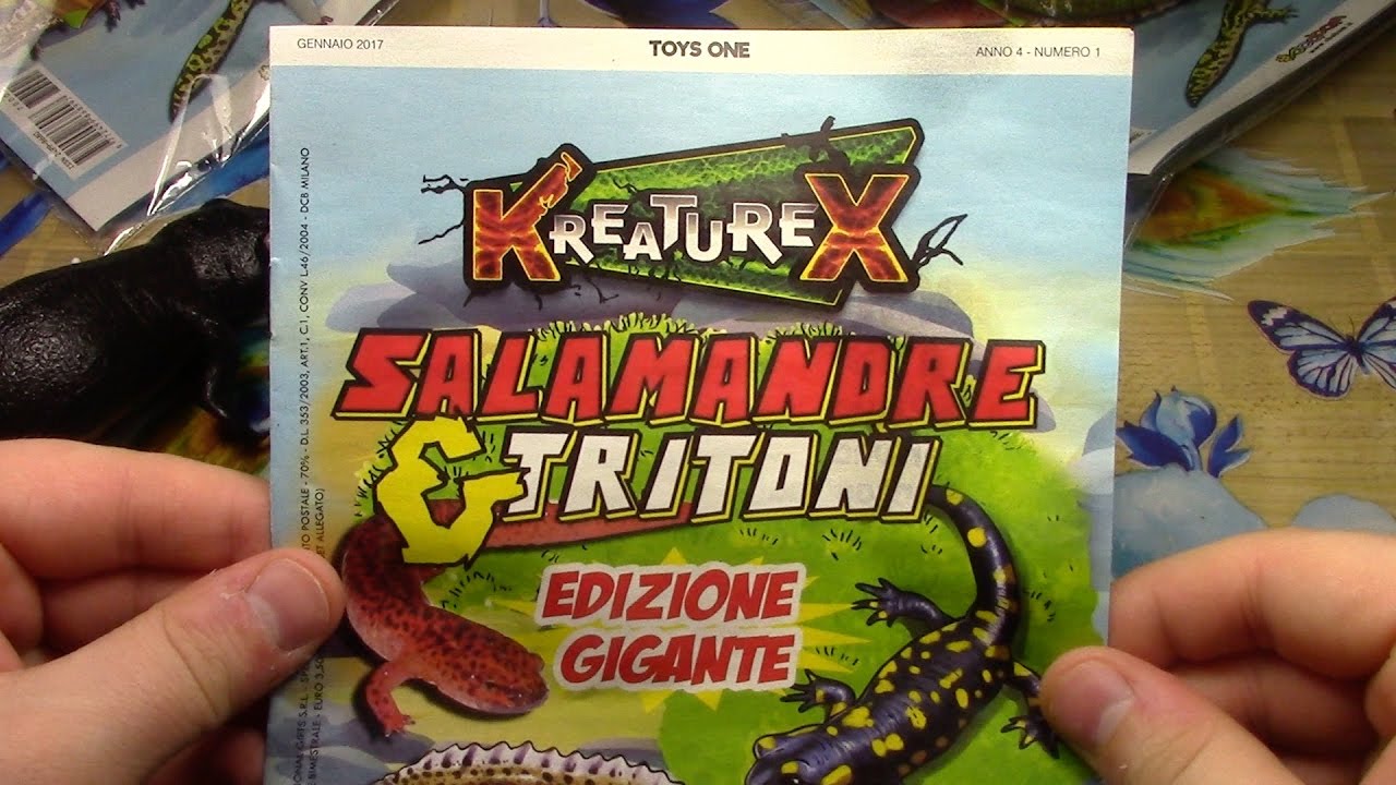 Sbabam Salamandre & Tritoni KreatureX Edizione Gigante - Animali Squishy V Surprise TV