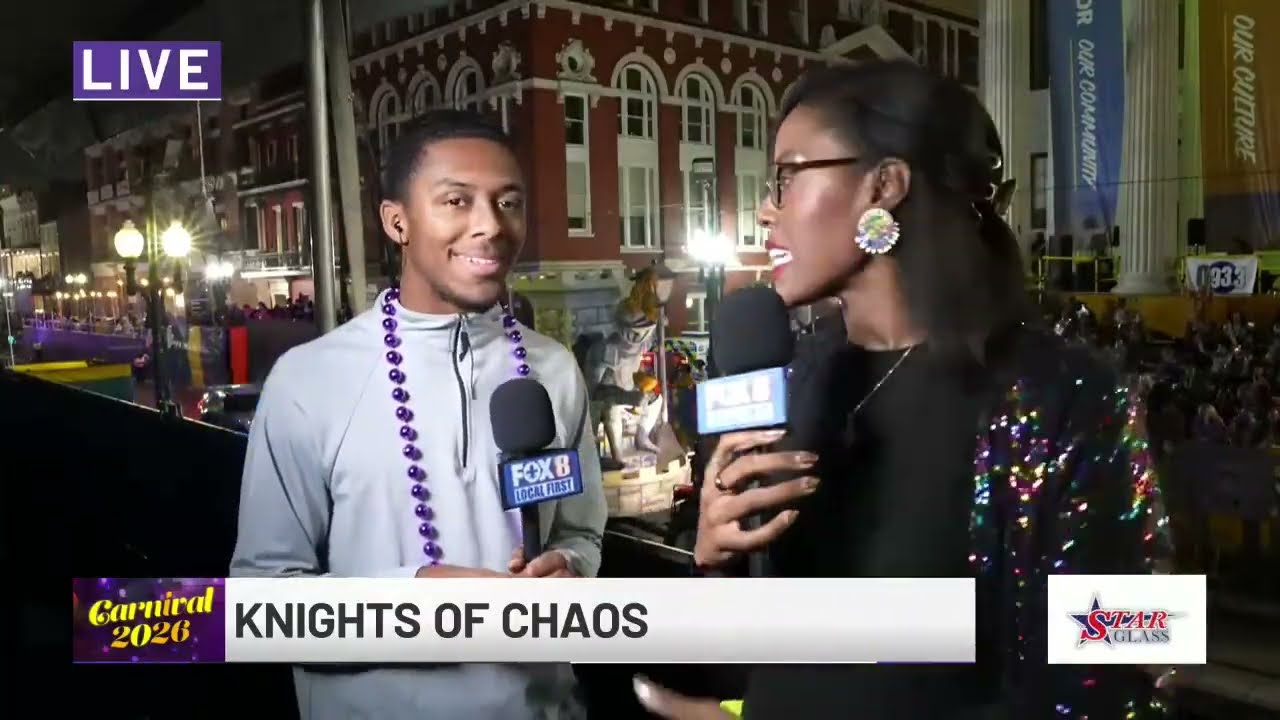 WATCH LIVE: Knights of Chaos, Knights of Babylon, and Krewe of Muses parades roll Uptown New Orleans