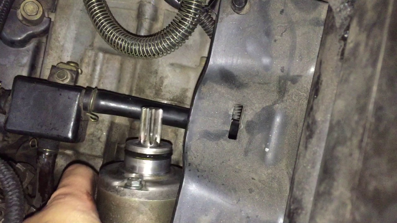 Como colocar o motor de arranque na Suzuki burgman 125. Burgman não liga. Soluções na descrição