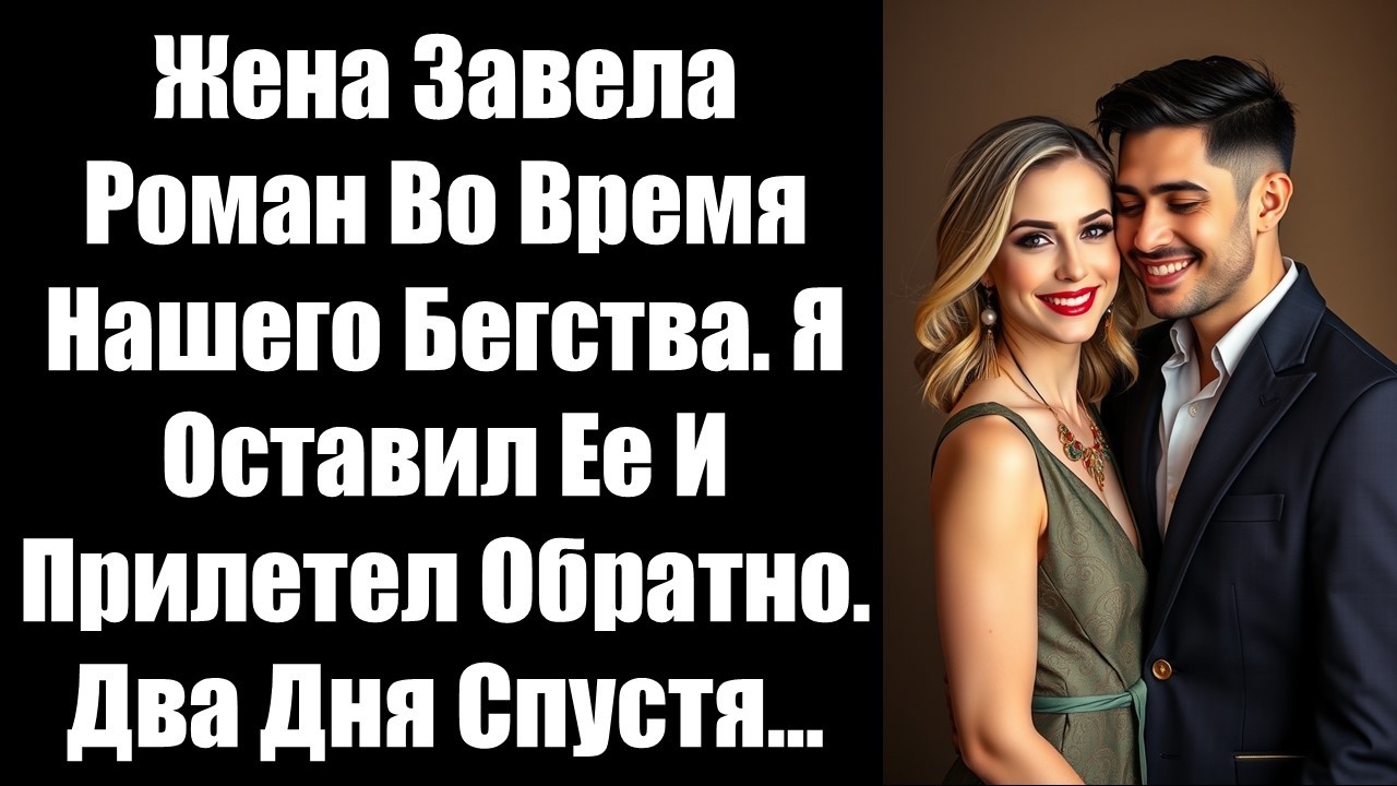 Жена завела роман во время нашего бегства. Я оставил ее и прилетел обратно. Два дня спустя…#свадьба