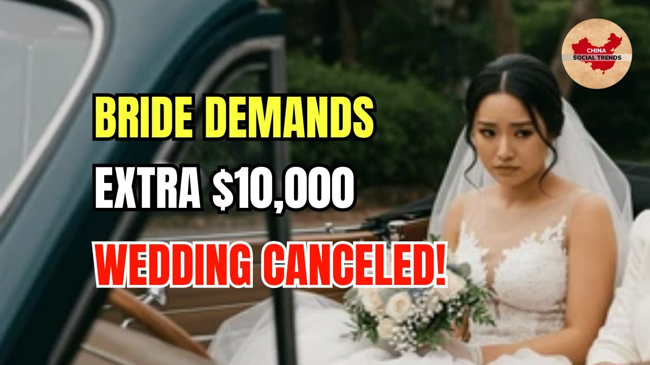 The Chinese bride demanded extra $10,000, the groom furiously canceled the wedding on the spot!