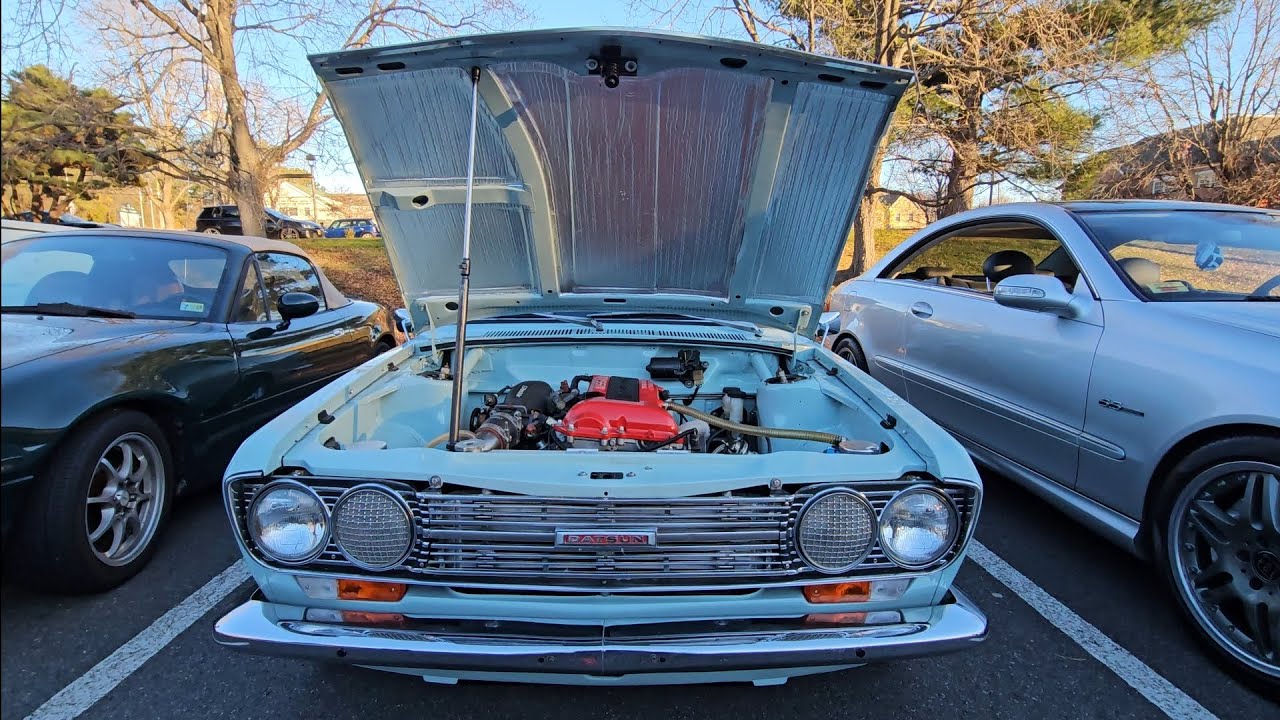Classic 1971 Datsun 510 Sedan Restomod : POV WALKAROUND CAR 4K VIEW