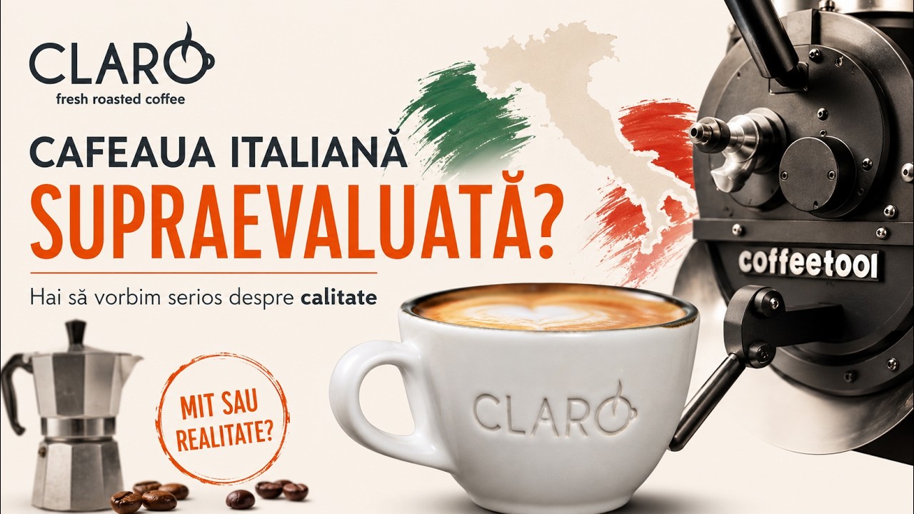Mitul cafelei italienești... cafeaua italienească nu este cea mai bună și calitativă cafea din lume