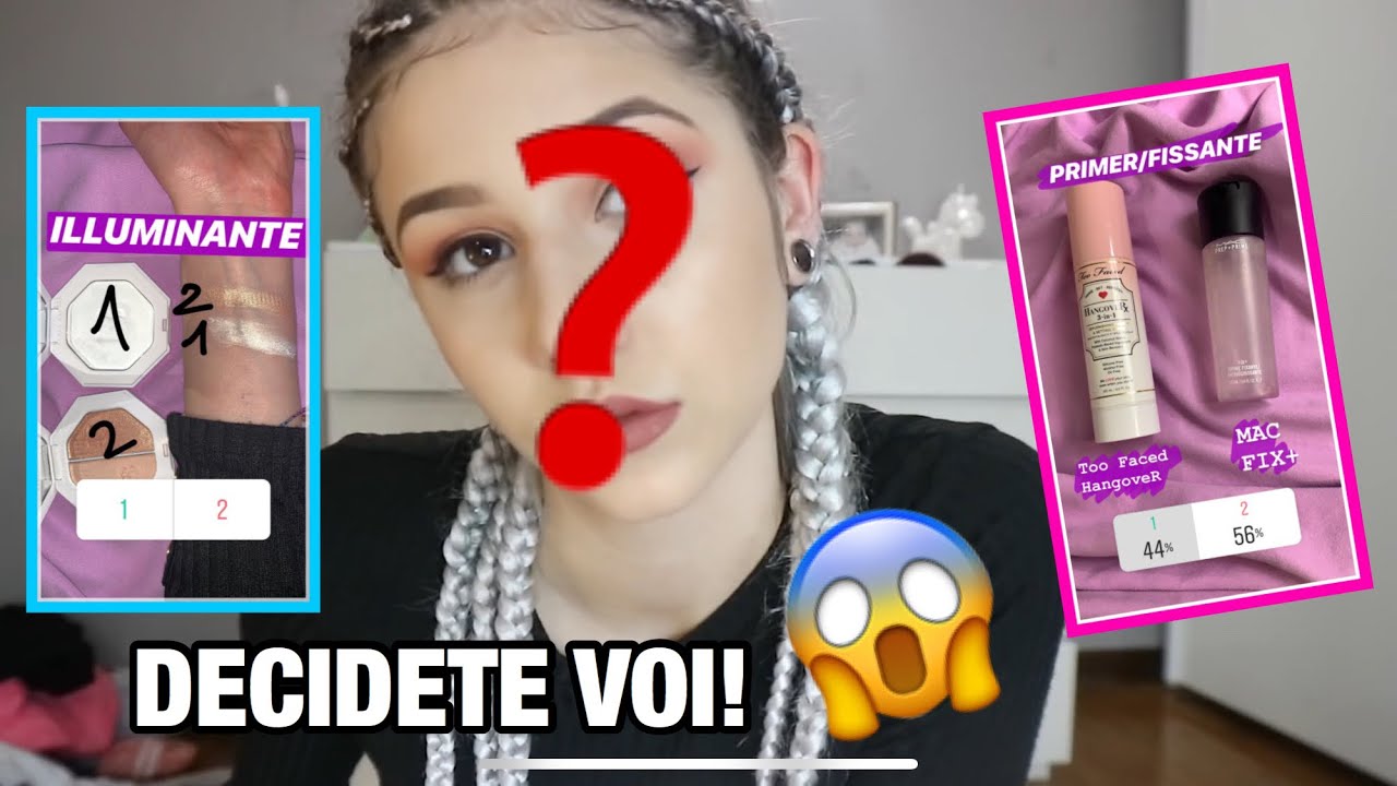 I MIEI FOLLOWER SCELGONO IL MIO MAKEUP ||Samantha Frsion