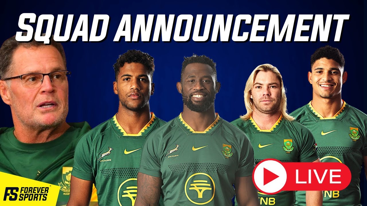 Springbok November Test Squad Announcement LIVE | Reaction Show