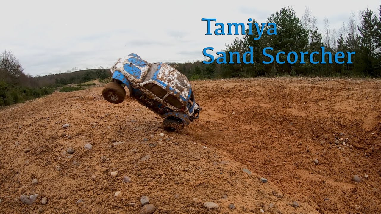 Tamiya Sand Scorcher Sand Quarry Run.