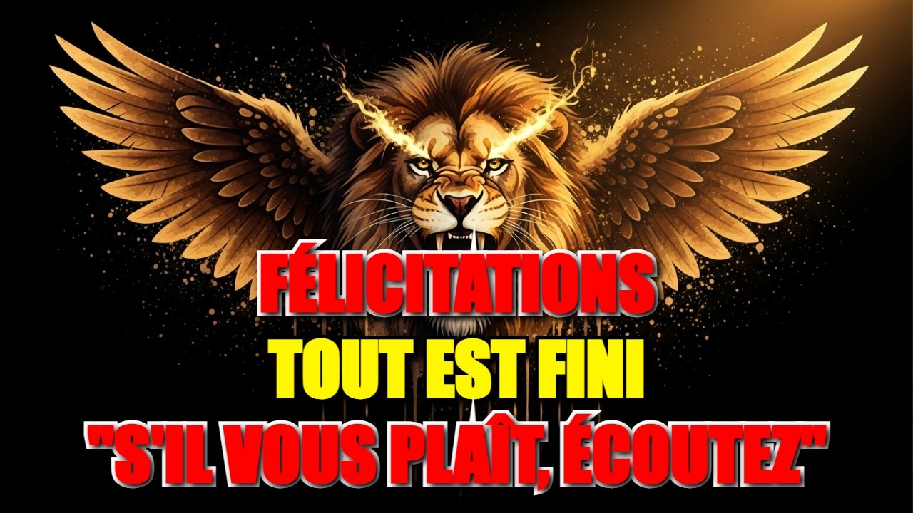 L'Élu : Félicitations ! C'est fini e tu n'auras plus jamais à revivre ça ✨🥹