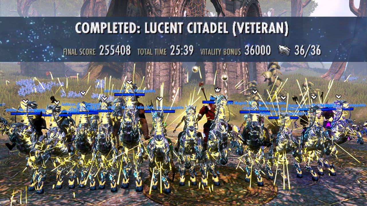 ESO Unstoppable Healing | Floor Lords | Lucent Citadel No Death/Hard Mode/Speedrun #edm