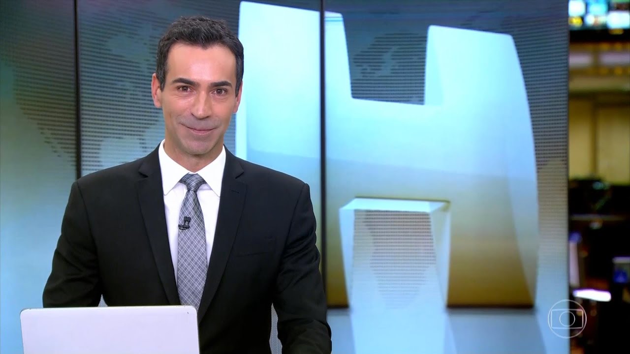 HD | Estreia de Cesar Tralli como folguista do Jornal Hoje - 15/10/2016