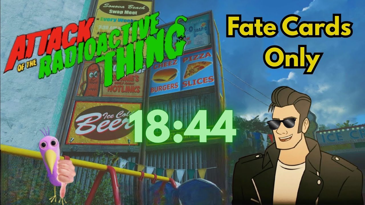 [WR] Attack of the Radioactive Thing Solo Easter Egg Speedrun in 18:44 (Fate Cards Only)