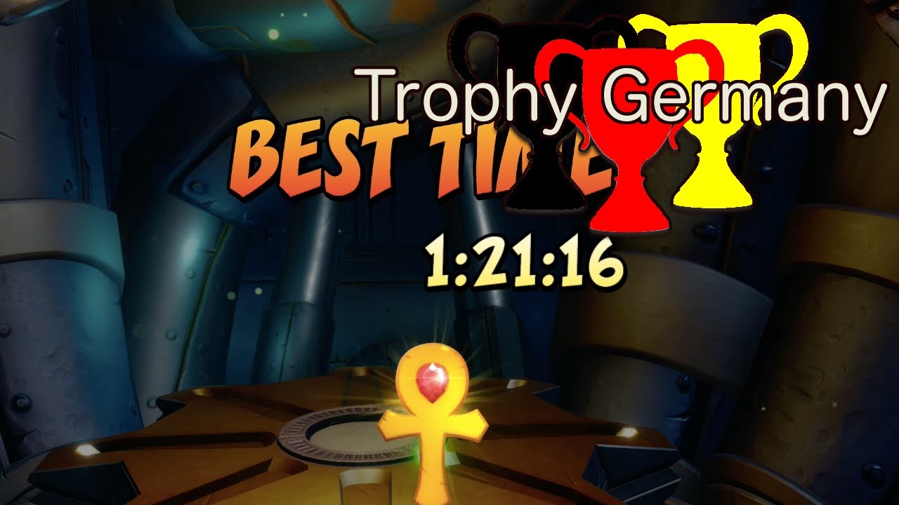 Crash Bandicoot 2 - PISTON IT AWAY - Trial Relics 1:21 Time (Gold)