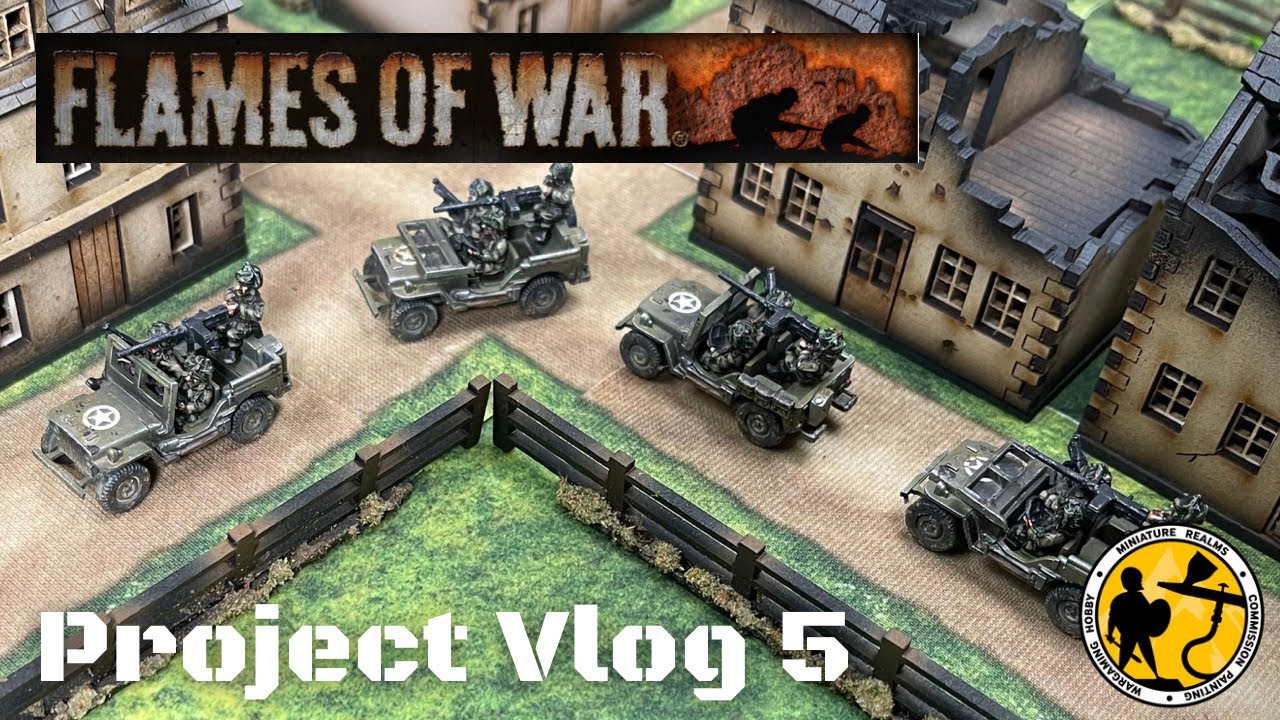 Flames of War 15mm WW2 Project Vlog 5