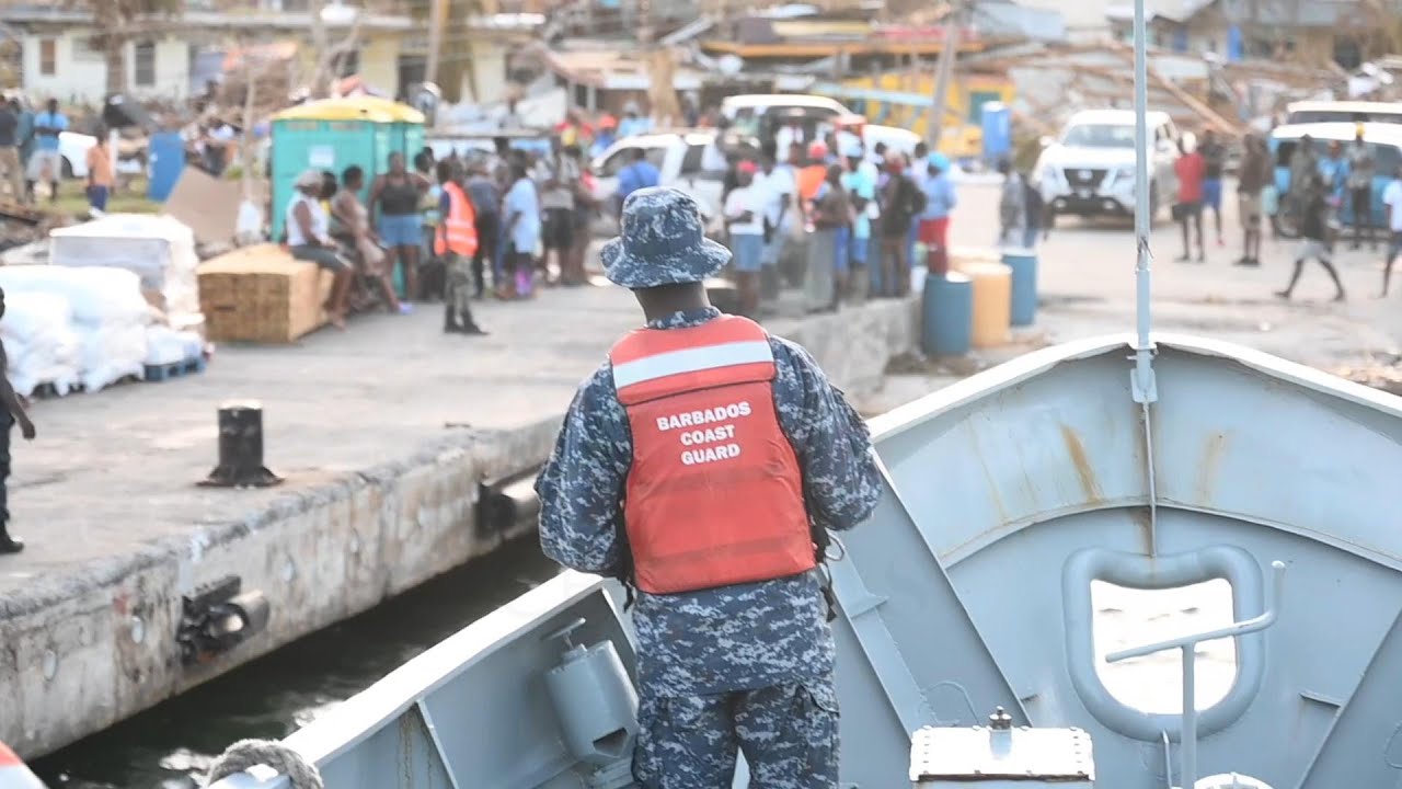 Barbados Coast Guard arrives in St. Vincent