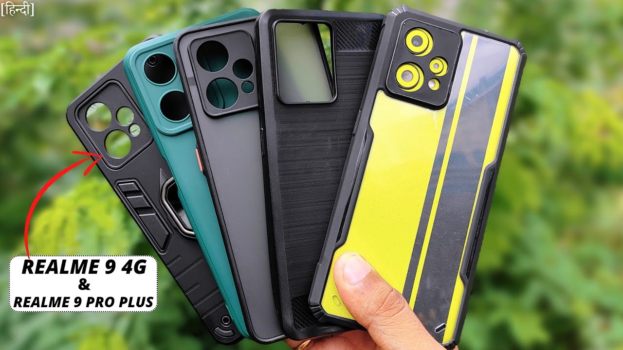 Best Back Cover For Realme 9 4G/ Realme 9 Pro Plus - Smoke Cover,Transparent Cover & Armoured Cover