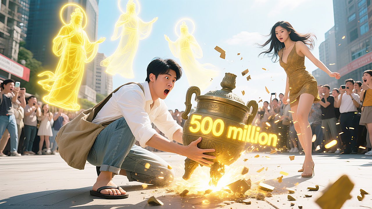 Man with divine eyes spends $500M on treasure—beauty mocks it as worthless junk!
